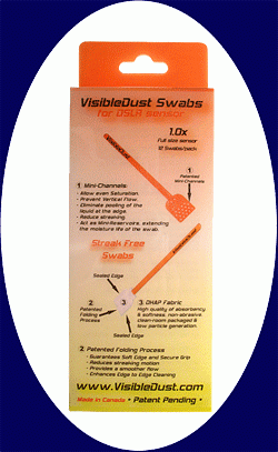 VisibleDust DHAP VSwab Orange 1.6x, 12 Stück