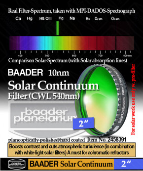 Baader Solar Continuum Filter 2"