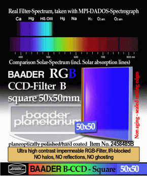 Baader B-CCD 50x50mm Filter